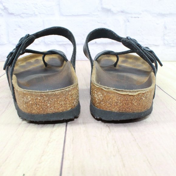 Birkenstock Mayari Black Birko-Flor Slide Sandals Size EU 37 US  6-6.5 - Picture 9 of 10